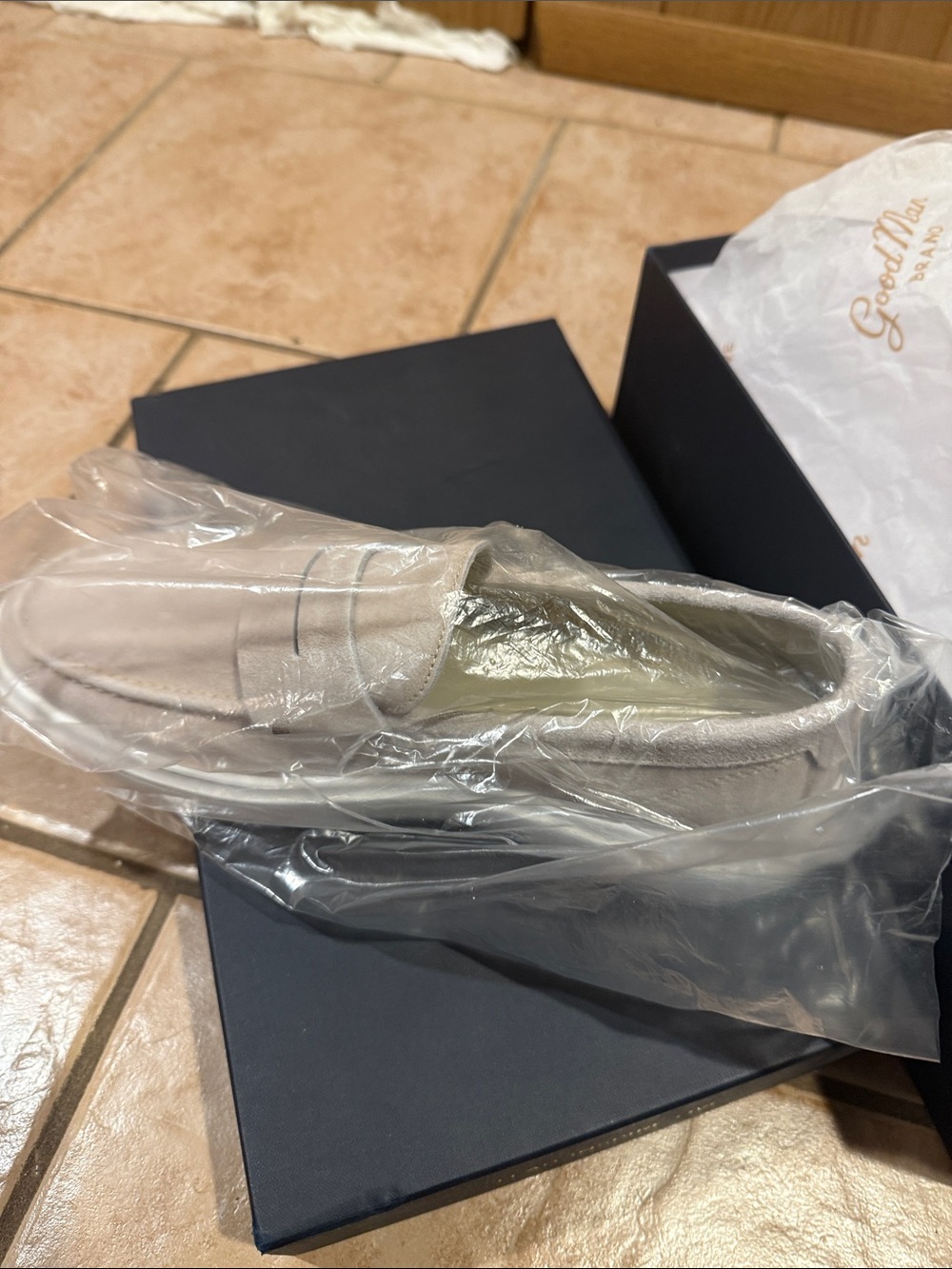 Good Man Brand Suede Leather Loafers - Picture 7 of 8